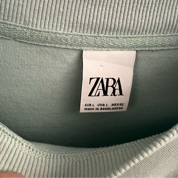 Zara green sweatshirt men - Picture 2 of 3